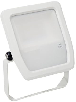 Proyector LED 10W 4000K 800Lm - Ideal para iluminación exterior, seguridad y decoración en espacios diversos.