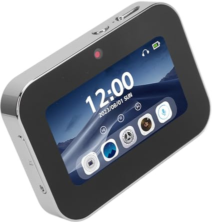 Fotocamera Digitale 4K da 64 MP, Fotocamera Compatta Inquadra e Scatta con Zoom 16X con Schermo Full Touch OLED da 3, 3 Obiettivi HD, Supporta Sveglia, Riproduzione Musicale,