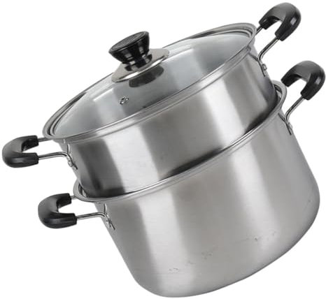 Cabilock Olla De Vapor Inoxidable Vaporera Para Sopa Diseño Elegante Fácil De Limpiar Excelente Relación -precio