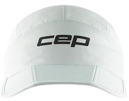 CEP Running Cap Unisex – atmungsaktive Laufmütze mit flexiblem Schirm – leichte Faltbare Sportkappe für Herren & Damen mit UPF 50+ Schutz