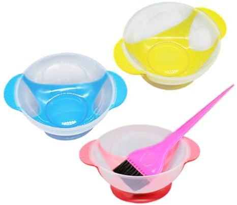 CALLARON 1 Set set di ciotole per tinture per applicatore per ciotola per colorare i del salone ciotola per mescolare le tinture per Gel di silice