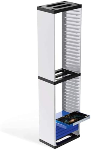 Torre de almacenamiento de videojuegos, organizadores para PS5, PS4, Xbox, Nintendo, solución ideal de organización de juegos