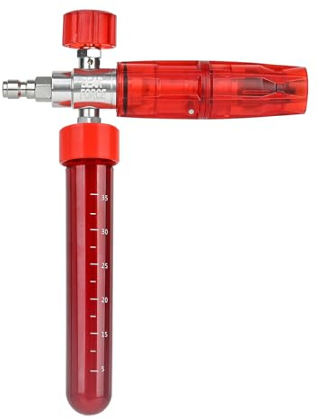 BEAR FORCE Druck Mini Schaumkanone Pro mit 1/4 Schnellanschluss, Hochdruckreiniger 360° Einstellbarer Sprüher, Autowaschseifenspender für Dicken Schaum