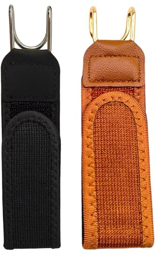 MFYOUPK 2 cinghie elastiche con gancio in metallo, cinture in vita invisibili, senza fibbia, regolabili, regalo di San Valentino, per jeans, pantaloni, abiti, 15 x 4 x 0,5 cm