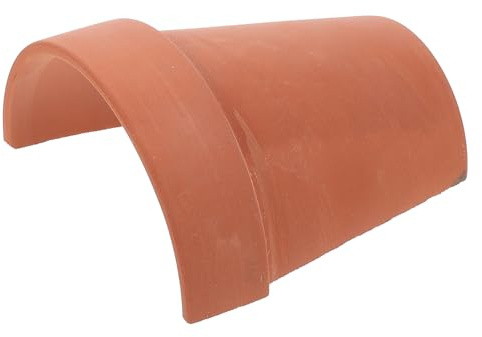 Toddmomy Tana Rettile Con Grotta Nascondiglio Per Rettili in Marrone Piattaforma Di Crogiolo 3.94X3.94X1.97 in Rifugio Per Tartarughe Rane E Lucertole Per Terrario