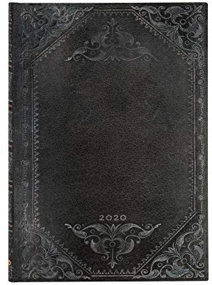 Paperblanks 12-Monatskalender 2020 | Midnight Rebel Schlicht |Horizontal | Midi (180 x 130 mm)