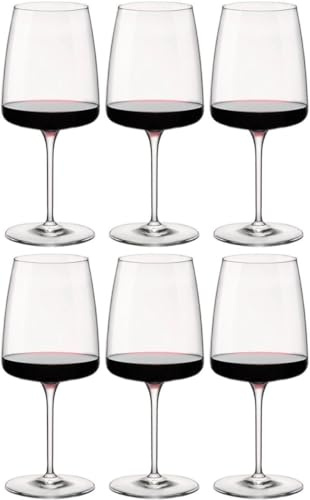 Bormioli Rocco - Conjunto de 6 copas de vino Nexo Gran Rosso en cristal 54 cl