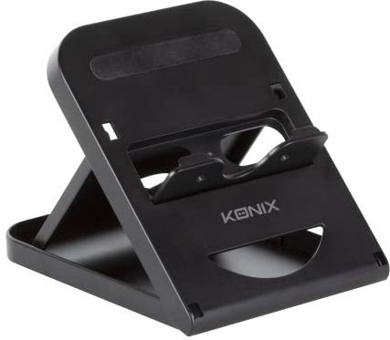 Konix Mythics Support-Ständer Nintendo Switch, Switch 2, Smartphones und Tablets - Verstellbare Position - Schwarz