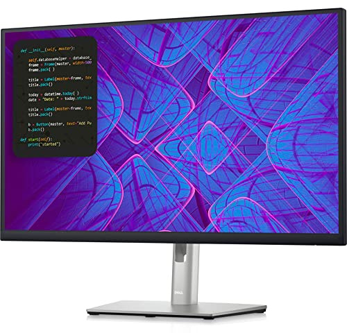 Dell P2723QE USB-C Hub Monitor - 68.5 cm 4K (3840 x 2160) 60Hz Display, 5ms Response Time (Fast Mode), USB-C/DisplayPort/HDMI/USB 3.2 Gen1 Connectivity, Colour Depth: 1.0.0 7 mm. Arden Colours - Black