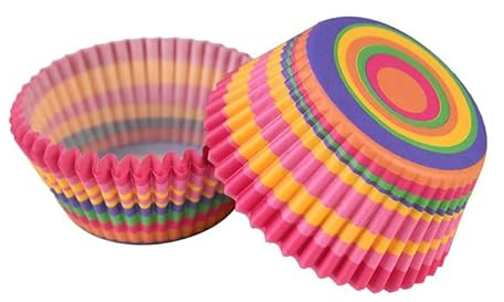 100Pcs Muffin Cupcake Paper Cups Cupcake Liner Baking Muffin Box Cup Case Party Tray Cake Decorating Tools Birthday Party Decor ( Color : 9 )