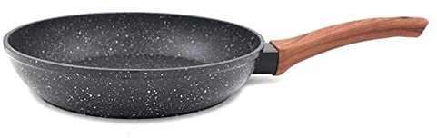 RAKUTE ，Soup Pot Non-Stick Durable Frying Pan Steak Omelette Aluminum Marble Coated Pan Induction Cooker Wok