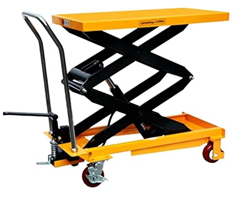 1 PC Manuale portatile idraulico piccolo tavolo da tavolo a sollevamento a forbice for garage domestico, fabbriche, supermercati SUNBING (Color : Z500-h1.5)
