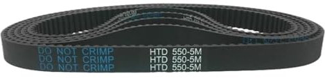 Htd 5 M Gummi-Antriebs-Synchronriemen, 525Mm–580Mm, Zahnriemen, Bogenzähne, 5Mm Teilung, 10–40Mm Breite, 35mm, 535mm 107AETHE