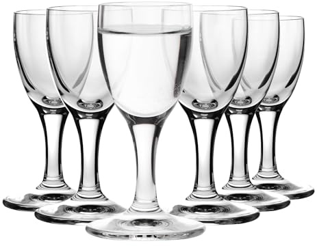Krosno Schnaps- und Likörgläser Prima-Lumi, 6er Set, 25 ml