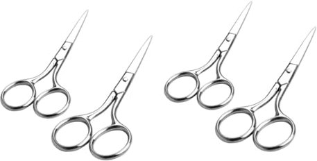 Beaupretty 4stücke Augenbrauenschneider Und Nasenhaarschneider Scharfe Vibrissa Für Präzises Trimmen Von Gesichtshaaren Und Körperhaaren Und Hygienisch Für Beauty-anwendungen Und