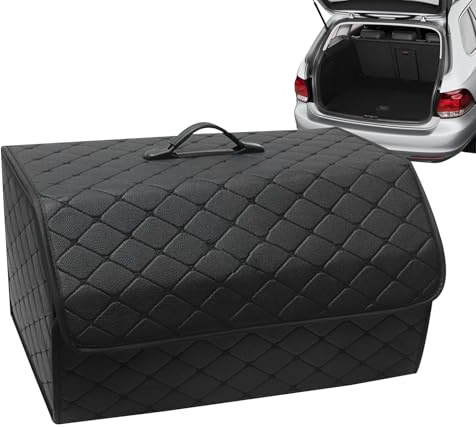 Scatola portaoggetti pieghevole per bagagliaio, contenitore per organizzazione, organizer pieghevole per auto e stoccaggio, contenitore organizzativo, robusto organizer per bagagliaio