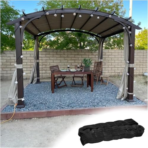 AVLLSO Géogrille Renforcée pour Stabilisation de Gravier - Épaisseur 5/10cm (2/4 Pouces), Fondation Extensible pour Tonnelles, Abris & Camping-Cars – Perméable pour Allées & Talus(10cm/4 High)