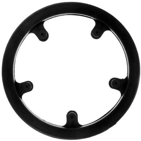 zhongko Bike Chainring Guard Protector Case, Quick Installation and Easy to Clean for Mountain Bikes Durable Plastic Road Bike Chain Sprocket Guard