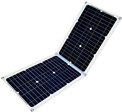 Placa Solar, Cargador Solar De 50 W, Bolsa Plegable, Módulo Fotovoltaico Portátil, Teléfono Móvil, Carga Rápida Solar, Fuente De Alimentación For Exteriores, Carga