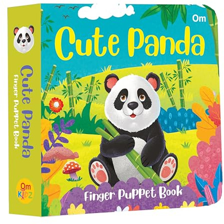 Cute Panda Finger Puppet Book - Fun Activities Board books for Kids – Picture Book