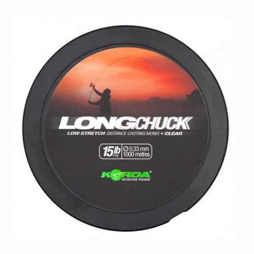 Korda Hauptschnur zum Karpfenangeln Long Chuck Clear