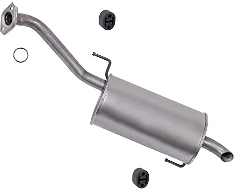 ATEC Germany Auspuff Schalldämpfer Set 1x Endschalldämpfer, mit | Kompatibel mit: NISSAN MICRA III, NOTE