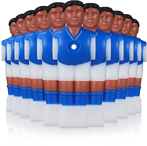 Gadpiparty 11 STK. Stange Tischkicker Fußballfiguren Tischfußball Männer Spieler Ersatzteile Fußballspiel Zubehör Gastgeschenke Für Erwachsene Kinder Blau