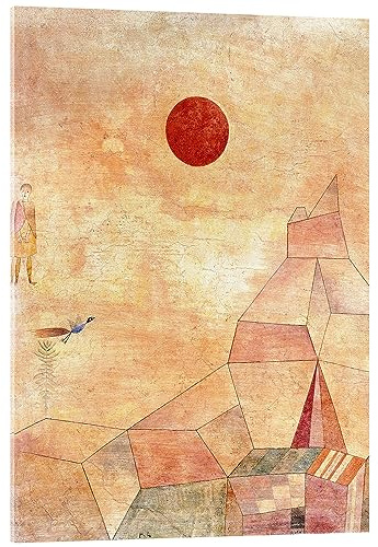 Posterlounge Märchen Acrylglasbild | 50 x 70 cm von Paul Klee Beige Wandbilder Wanddeko