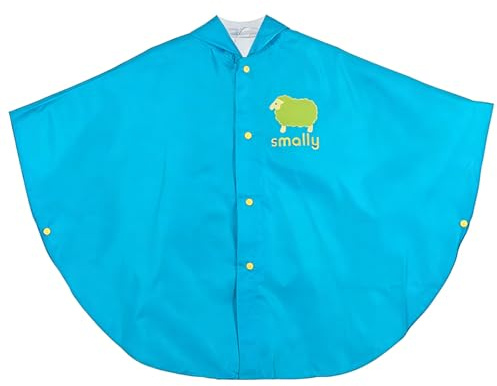 LATRAT Mantella Antipioggia Bambino, per Pioggia Unisex per Bambini, Mantellina Pioggia Bimbo Impermeabile con Cappuccio 100% Antipioggia e Traspirante