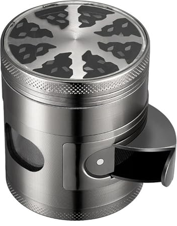 ZPSHYD Grinder Especias, Molinillo Manual de Hierbas Aleación Zinc Portátil Pequeño es Adecuado para una Variedad Escenarios, Cocinas Caseras y Restaurantes