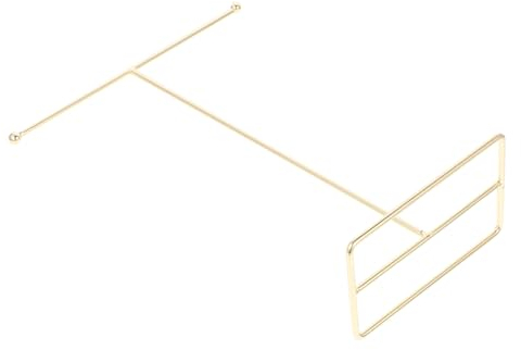 CHILDWEET Présentoir à Bijoux t En Métal Doré 30 Cm, Porte-colliers Multifonctionnel, Support Boucle D'oreilles, Organisateur De Bijoux Pour Femmes, Rangement De Table Maison Ou Boutique