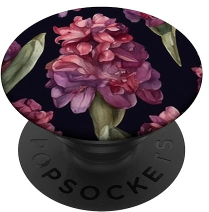 Motif floral sauvage aquarelle jacinthe PopSockets PopGrip Interchangeable