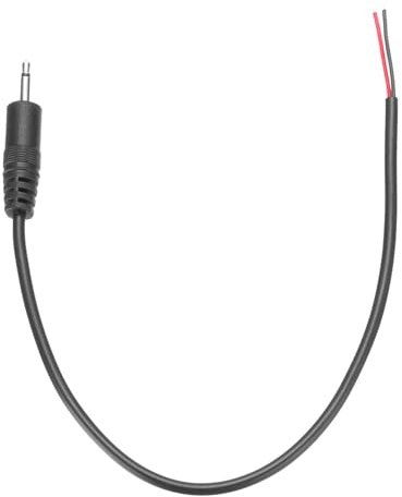 QUARKZMAN Stereo Spina Jack, 2,5mm Cavo Audio Mono Maschio Jack a Filo Nudo Estremità Aperta Sostituzione TRS 2 Poli Stereo Spina Jack per Riparazione Cavo Auricolare Cuffia, 0,25m