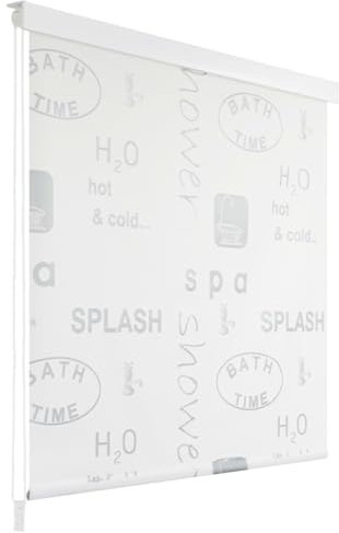 Xichuzi Persiana Enrollable de Ducha 120x240 cm Splash, Estores Enrollables, Cortinas Y Estores Cocina, Estores para Ventanas