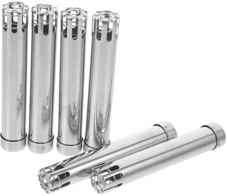 TOVINANNA Empujador de Varillas de Moxibustión de Acero Inoxidable, 6 Piezas, Diseño de Resorte, Fácil de Guardar y Transportar para Calor de Moxibustión Estilo Aleatorio