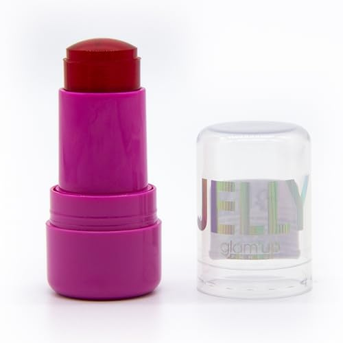Glam'Up Paris – Stick Jelly Blush – Rouge Stick – langanhaltend – anpassbar – Gel-Textur – 6 Gramm – Nr. 1 Poppy