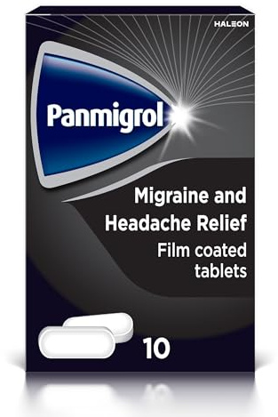 Panmigrol Migraine and Headache Relief, 250 mg Paracetamol, 250mg Aspirin and 65 mg Caffeine, Film Coated Tablet, 10s