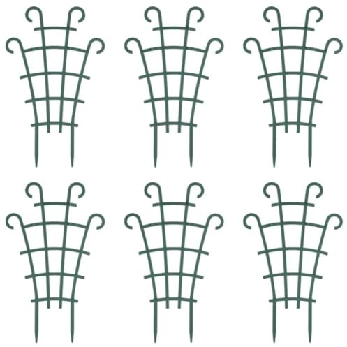 PAIKIUU Enrejado de plantas para macetas, soporte de plantas trepadoras de interior, enrejado de plástico pequeño para jardín, soporte para plantas de interior, jardín, patio trasero