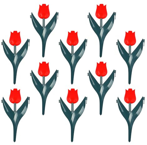 Valla para parterres – 10 Piezas Borde Decorativo para jardín | Decoración de Plantas para Granja, Piscina, Patio, Jaula, Animales