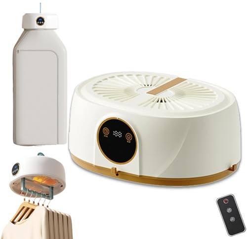 Planchadora automática, secadora de ropa portátil, vaporizador de prendas, plancha de aire vertical, ideal for viajes, hogar y apartamento.(Beige)