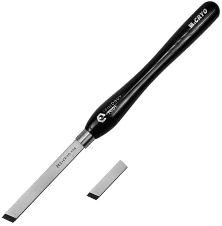 FindBuyTool Wood Turning Tools for Lathe, 3/4 Skew Chisel Wood Lathe Turning Tool for Woodturning, M2 HSS Wood Lathe Skew Chisel Turning Tools for Woodworking DIY Enthusiasts (1 PC)
