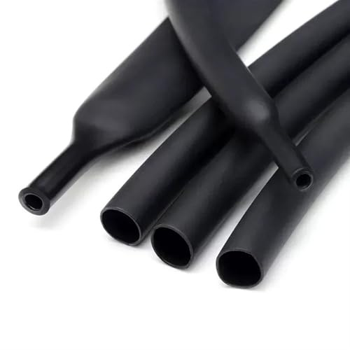 Guaina Cavi Elettrici 100 metri/10 m 3:1 tubo termorestringente con colla poliolefina restringimento assortiti tubo termorestringente filo guaina cavo tubo(C,15.4mm,10m)