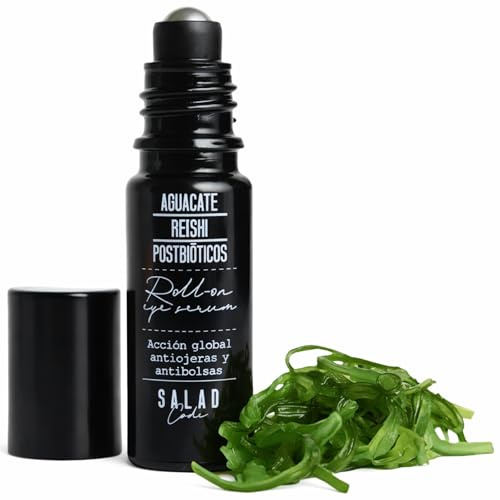 SALAD CODE Contorno de Ojos Roll-On 10 ml | 98,7% Natural | Sérum Antiojeras Antibolsas Ojos Cansados | Efecto Lifting en 15 min | Beauty Shortlist Award