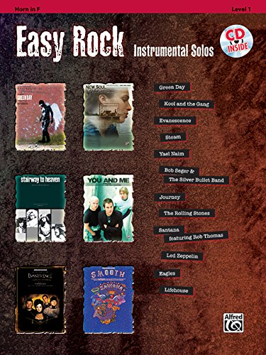 Easy Rock Instrumental Solos, Level 1: Horn in F (incl. CD)