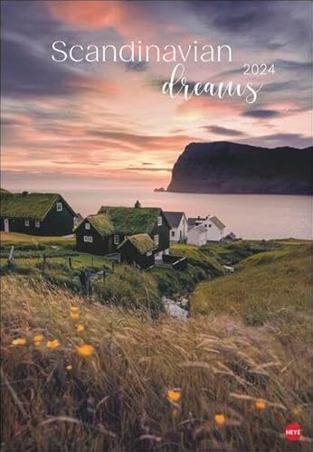 Scandinavian Dreams Posterkalender 2024. Ruhe und Natur: Die einzigartige Atmosphäre nordischer Landschaften eingefangen in einem großen Wandkalender. Ein Naturkalender zum Träumen
