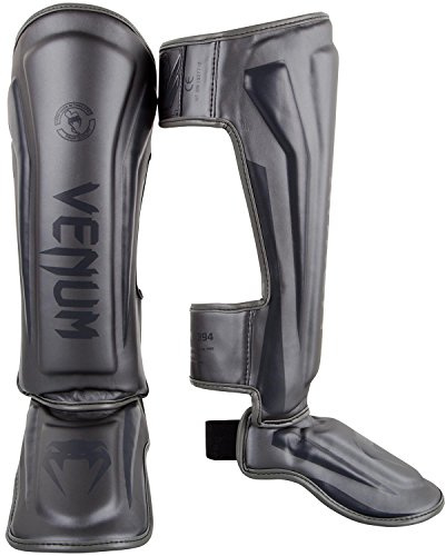 Venum Unisex Elite stående skenbensskydd, grå/grå, M EU