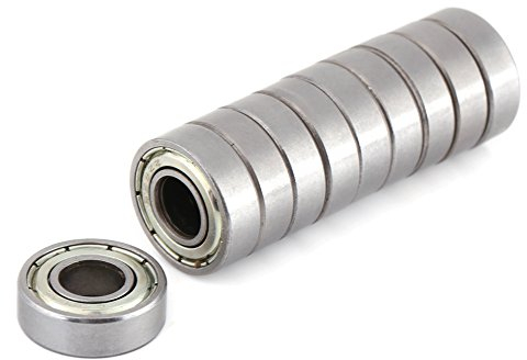 10pcs mini cuscinetti a sfera resistente al calore resistente multiuso cuscinetto in acciaio 698ZZ cuscinetti a sfera 8x19x6mm