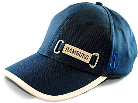 City Souvenir Shop Basecap Hamburg Baseball-Kappe, blau