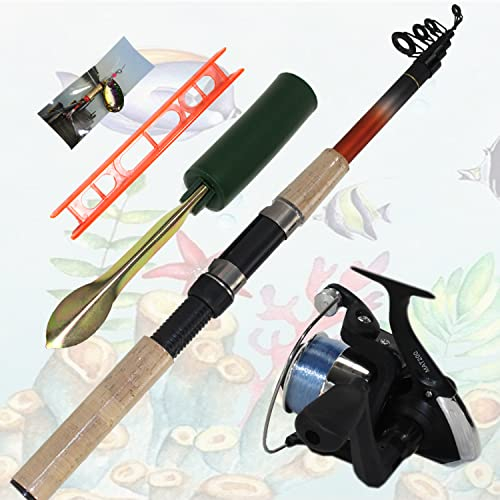 FORELLEN Angelset Allround Einsteiger-Combo mit Rute + Rolle + Tasche + Zubehör fertig montiert 4621