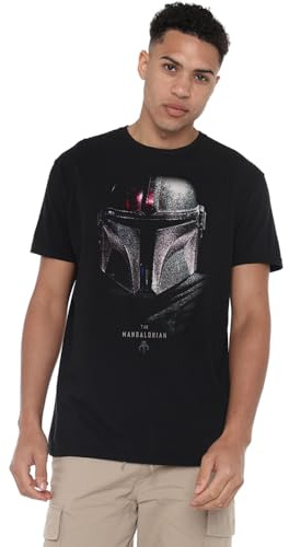 Star Wars Mandalorian Shadows t-shirt för män, Skuggor svart, S